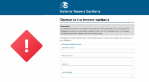 truffa rinnovo tessera sanitaria